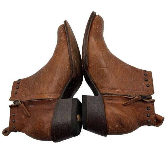 Miss Macie Bobby Jean Southwest Leather Boots Brown Size 6 - Picture 10 of 11